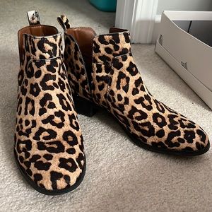 Franco Sarto Leopard Booties